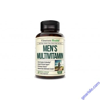 Mens Multivitamin with Zinc No Iron Vegetarian 60 Pills