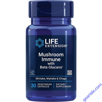 Life Extension Mushroom Immune with Beta Glucans bottle
