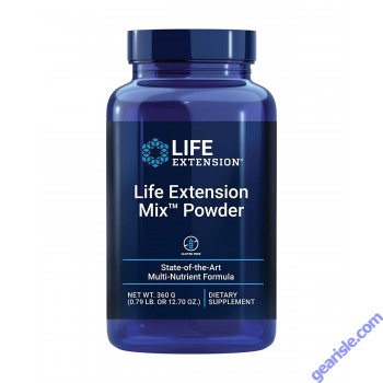 Life Extension Mix Powder 360G Complete Daily Veggies Blend bottle