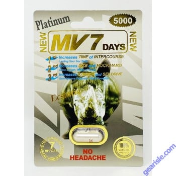 MV 7 Days Platinum 5000mg  Male Enhancement Capsule