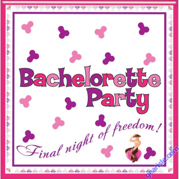 Bachelorette Party Napkins Trivia Game By Hottproducts