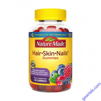 Nature Made Hair Skin Nails Gummies Bottle