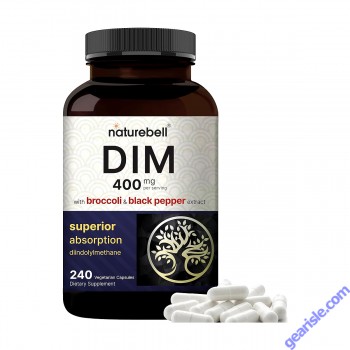 NatureBell DIM 400mg Capsules Bottle