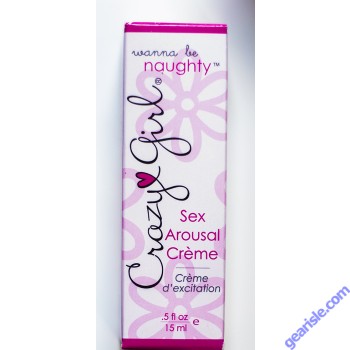 Crazy Girl Naughty Sex Arousal Cream 0.5 Oz (15 ml)