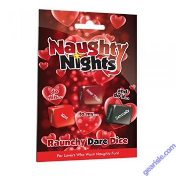 Naughty Nights Raunchy Dare Dice Game by XXXtra Naughty Nights