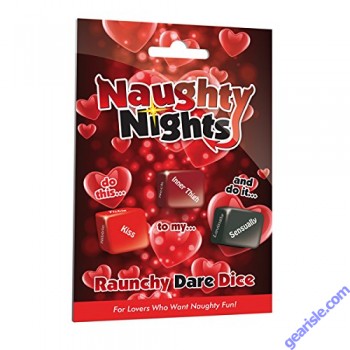 Naughty Nights Raunchy Dare Dice Game by XXXtra Naughty Nights