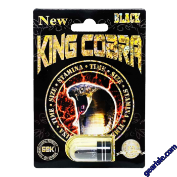 King Cobra Black 69K Male Enhancement for Men Pills