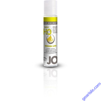 Jo H2O Juicy Banana Lick Lubricant 1 fl.oz/ 30ml Travel Size
