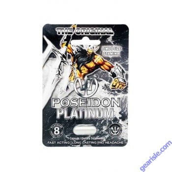 New Poseidon Platinum 8 Sexual Dietary Supplement 