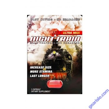 Night Train 1600mg Male Enhancement Red Pill