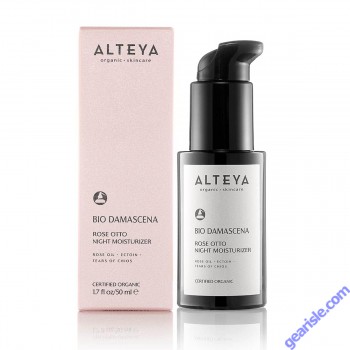 Bio Damascena Rose Otto Night Moisturizer 50ml Alteya Organics box