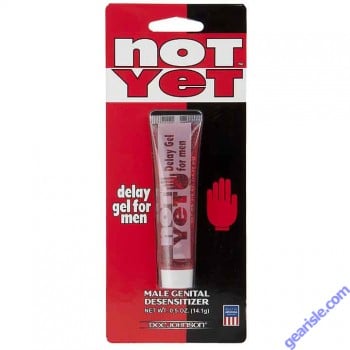 Not Yet Delay Gel for Men Doc Johnson Male Genital Desensitizer