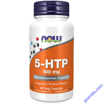 5-HTP 100 mg 60 Veg Capsules, front of bottle
