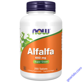 NOW Foods Alfalfa 650mg 250 Tablets