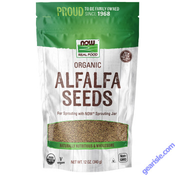 NOW Foods Alfalfa Seeds Organic 12 oz.