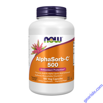 NOW Foods AlphaSorb-C 500 180 Veg Capsules