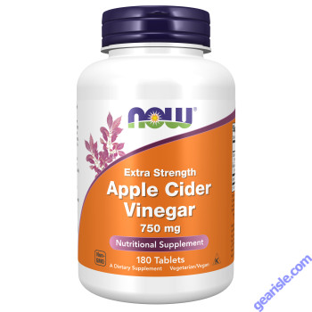 NOW Foods Apple Cider Vinegar Extra Strength 750mg 180 Tablets