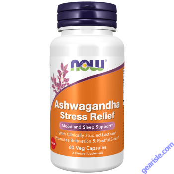 NOW Foods Ashwagandha Stress Relief 60 Veg Capsules