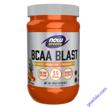 NOW Foods BCAA Blast Powder Tropical Punch 6 g