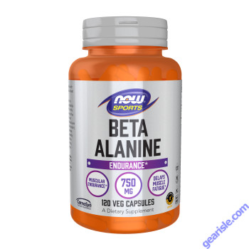NOW Foods Beta-Alanine 750mg 120 Veg Capsules