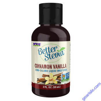 NOW Foods BetterStevia Cinnamon Vanilla 2 fl oz