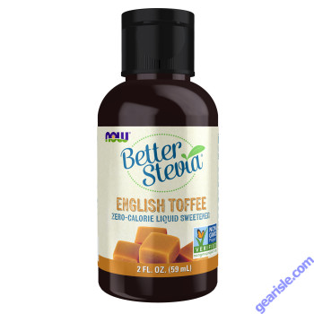 NOW Foods BetterStevia English Toffee 2 fl oz