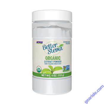 NOW Foods BetterStevia Extract Powder Organic 4 oz.