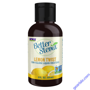 NOW Foods BetterStevia Lemon Twist 2 fl oz