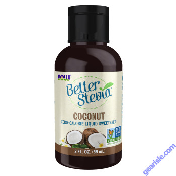 NOW Foods BetterStevia Liquid Coconut 2 fl oz