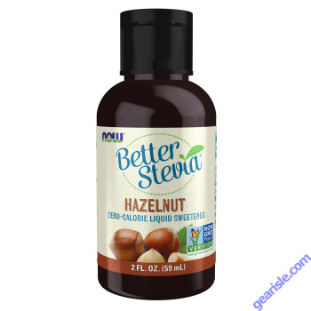 NOW Foods BetterStevia Liquid Hazelnut 2 fl oz