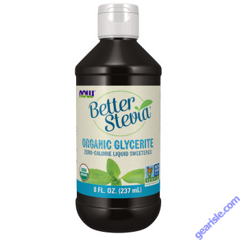 NOW Foods BetterStevia Liquid Organic Glycerite 8 fl oz