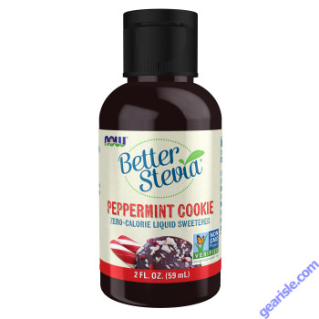 NOW Foods BetterStevia Liquid Peppermint Cookie 2 fl oz