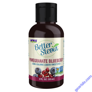 NOW Foods BetterStevia Liquid Pomegranate Blueberry 2 fl oz