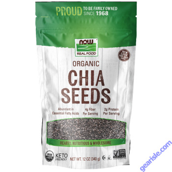 NOW Foods Black Chia Seed Organic 12 oz.