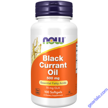 NOW Foods Black Currant Oil 500mg 100 Softgels