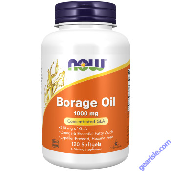 NOW Foods Borage Oil 1000mg 120 Softgels