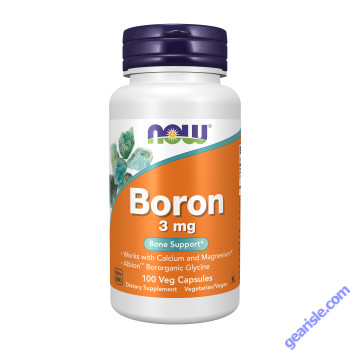 NOW Foods Boron 3mg 100 Veg Capsules