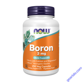 NOW Foods Boron 3mg 250 Veg Capsules