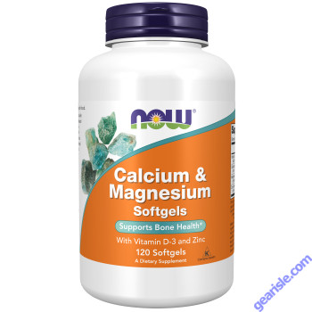 NOW Foods Calcium & Magnesium 120 Softgels