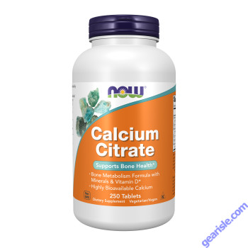 NOW Foods Calcium Citrate 250 Tablets