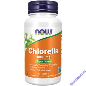 NOW Foods Chlorella 1000mg 60 Tablets