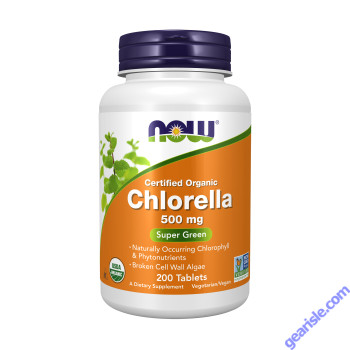 NOW Foods Chlorella 500mg Organic 200 Tablets