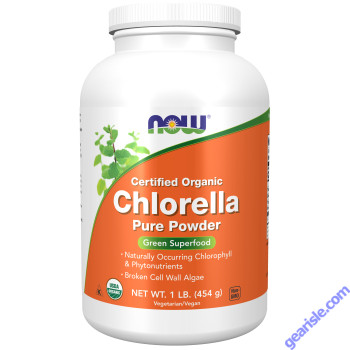 NOW Foods Chlorella Powder Organic 1 lb.