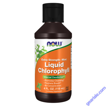NOW Foods Chlorophyll Liquid Extra Strength Mint 4 fl oz