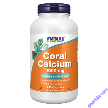 NOW Foods Coral Calcium 1000mg 250 Capsules