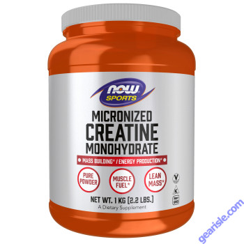 NOW Foods Creatine Monohydrate Micronized Powder 2.2 lbs. 1kg