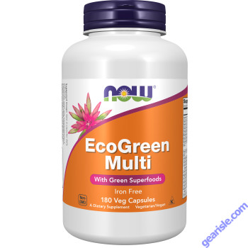NOW Foods EcoGreen Multi Vitamin 180 Veg Capsules