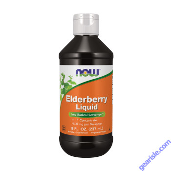 NOW Foods Elderberry Liquid 8 fl oz