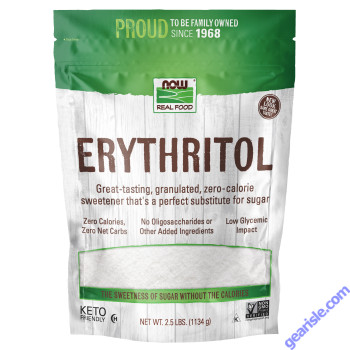 NOW Foods Erythritol 2.5 lbs