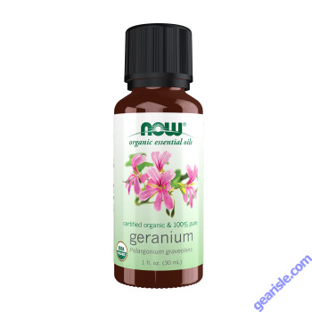 NOW Foods Geranium Oil Organic 1 fl oz